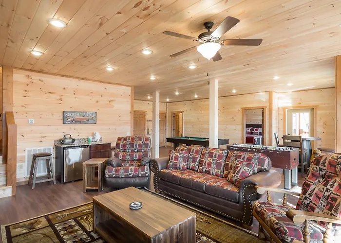 The Bear And Trout By Stony Brook Cabins